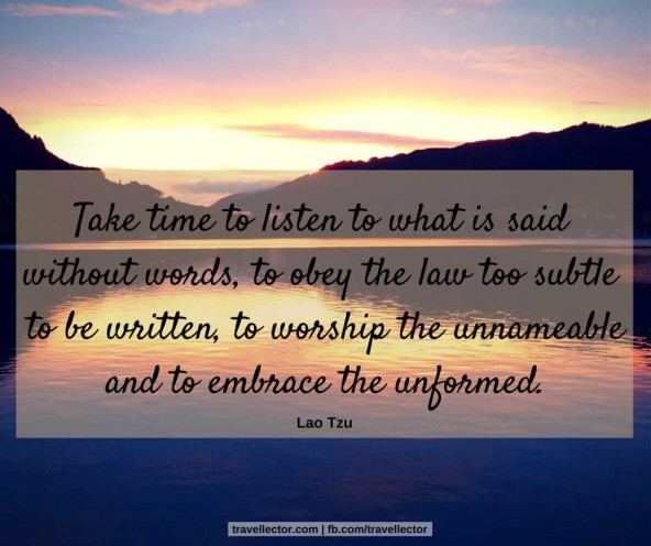 Lao Tzu silence quote